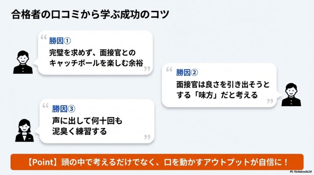 合格した先輩たちの共通点まとめ