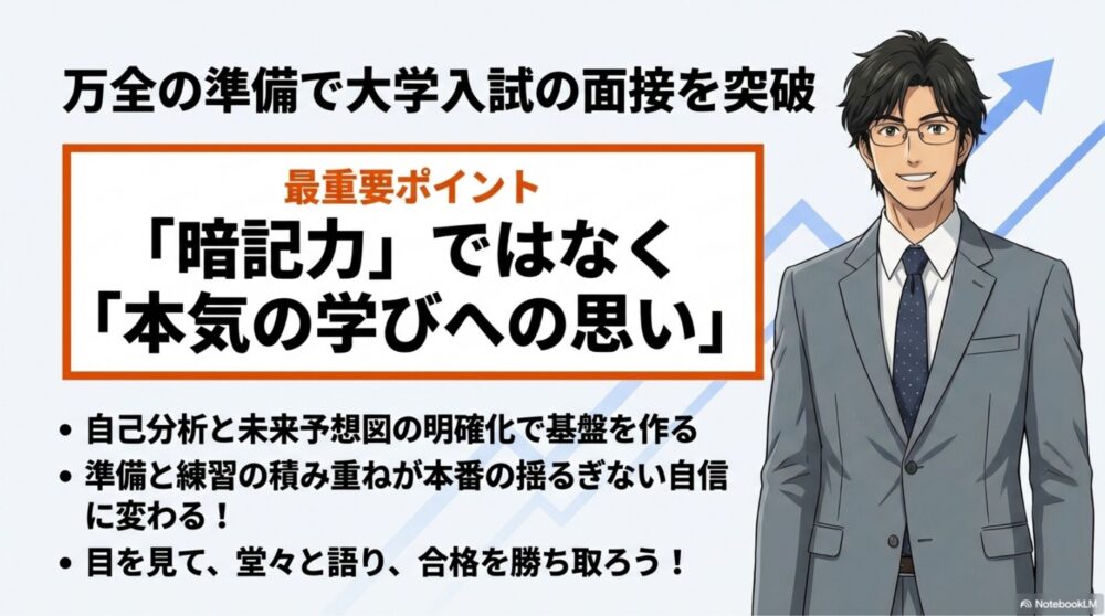 事前準備から本番への熱意の伝達イメージ