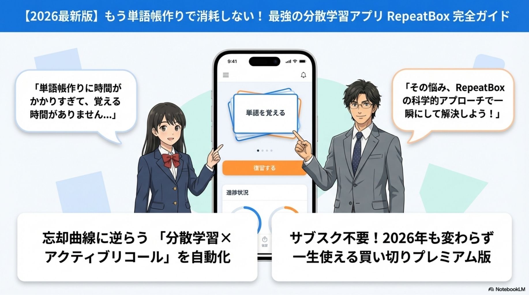 【2026年最新】暗記アプリRepeatBoxの使い方と評判を徹底解説