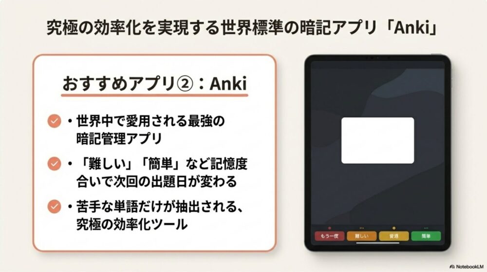 アプリ「Anki」のメリットと特徴