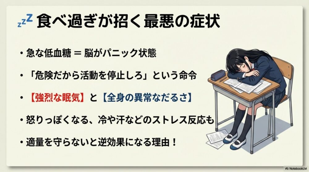 机で眠り込む生徒のイラスト