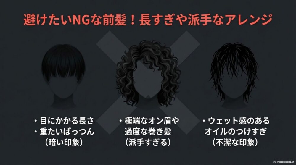 受験で避けるべきNGな前髪スタイル
