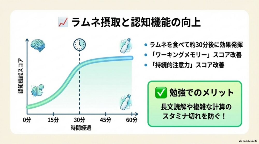 ワーキングメモリー向上のグラフイメージ