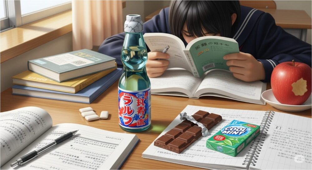 チョコレートやガムとの効果の違い