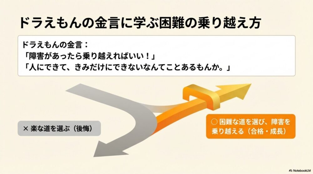 ドラえもんの名言から学ぶ困難の乗り越え方