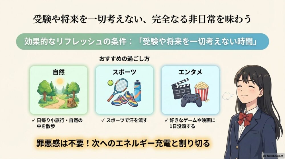 効果的な気分転換とリフレッシュの具体例