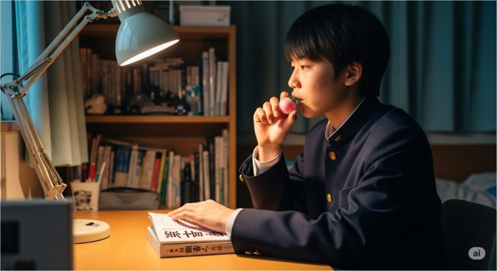 勉強に最適なラムネを食べるタイミング