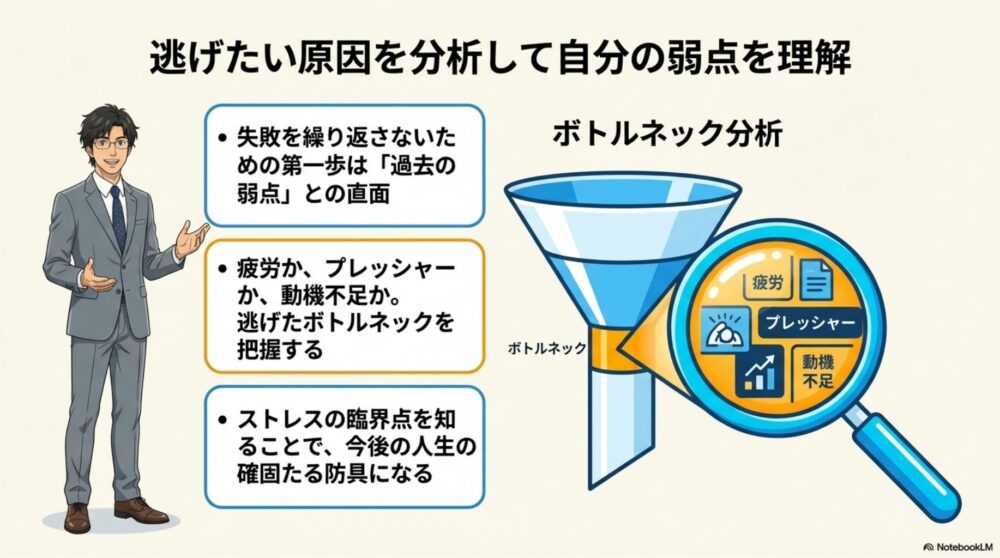 過去から逃げた原因を自己分析することの重要性