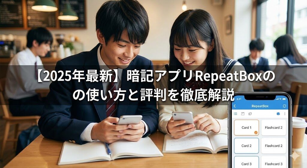 【2025年最新】暗記アプリRepeatBoxの使い方と評判を徹底解説