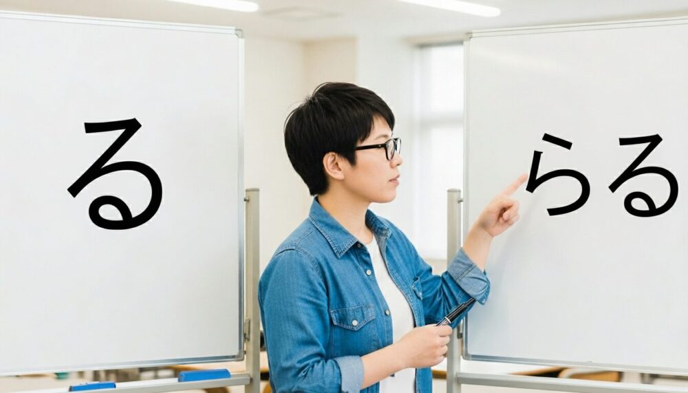 「る・らる」の識別方法と見分け方のポイント