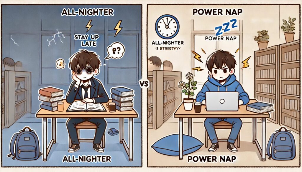徹夜と仮眠どっちが良い?専門家の答え