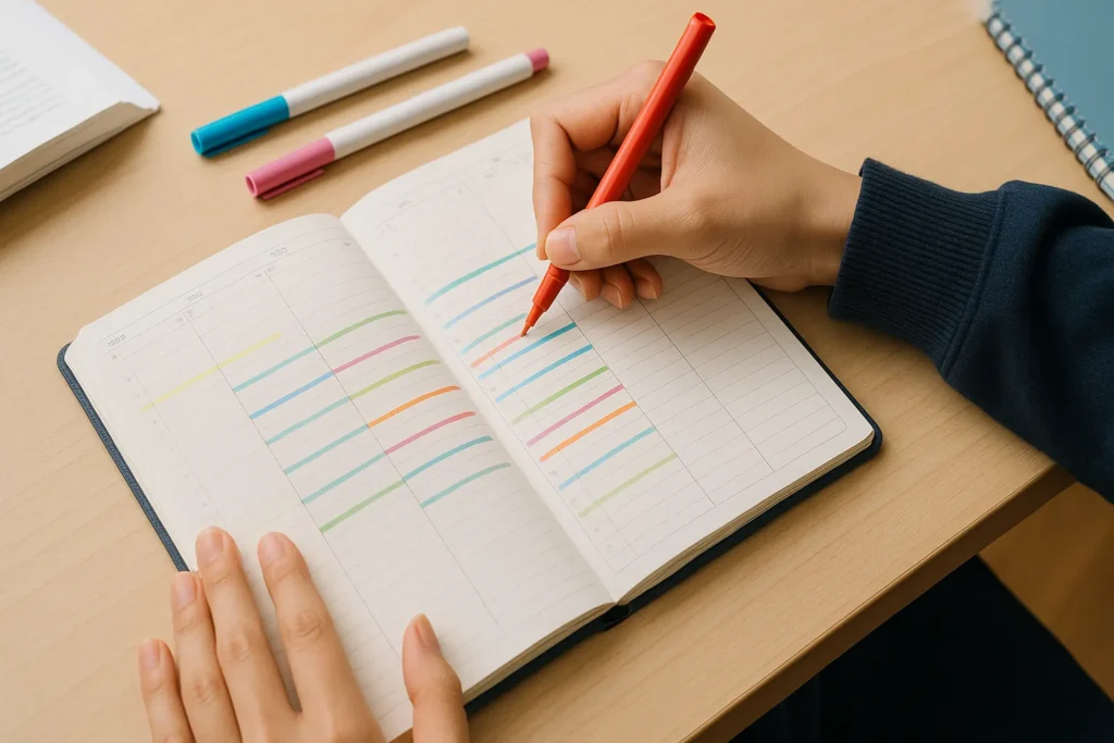 続く!効果的な手帳書き方のコツ
