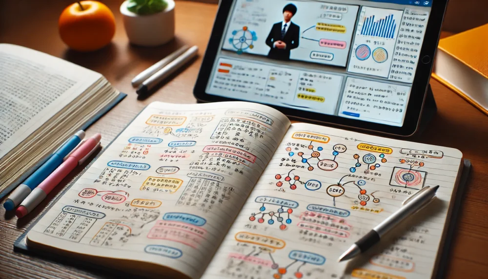 オンライン学習のノート作成で押さえるべき点