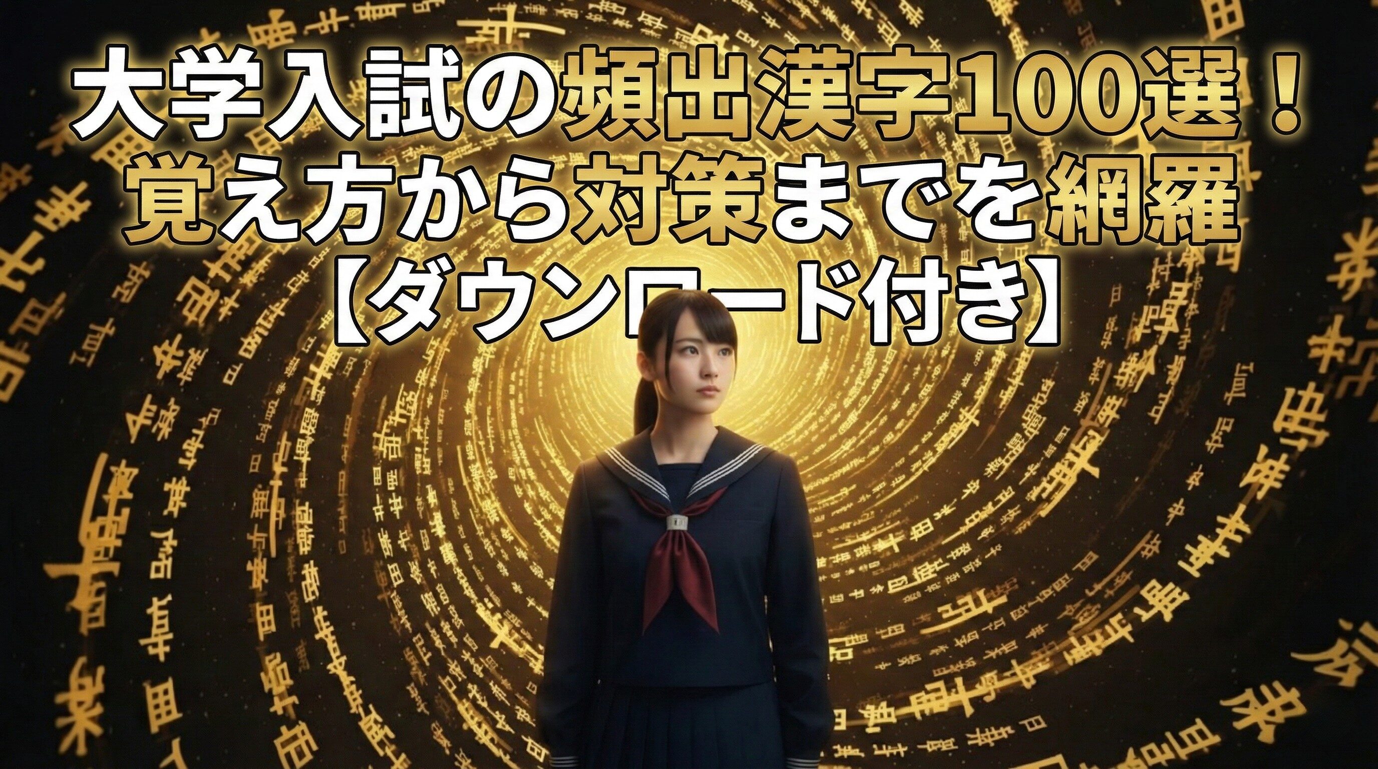 大学入試の頻出漢字100選！覚え方から対策までを網羅【ダウンロード付き】