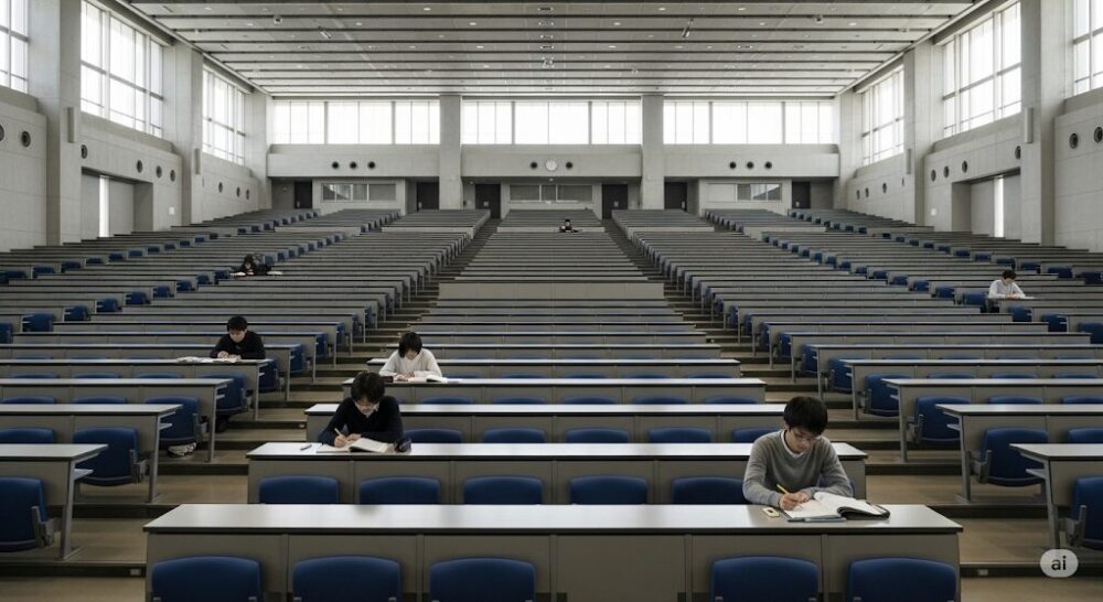 塾なしで大学受験する人の国公立の割合