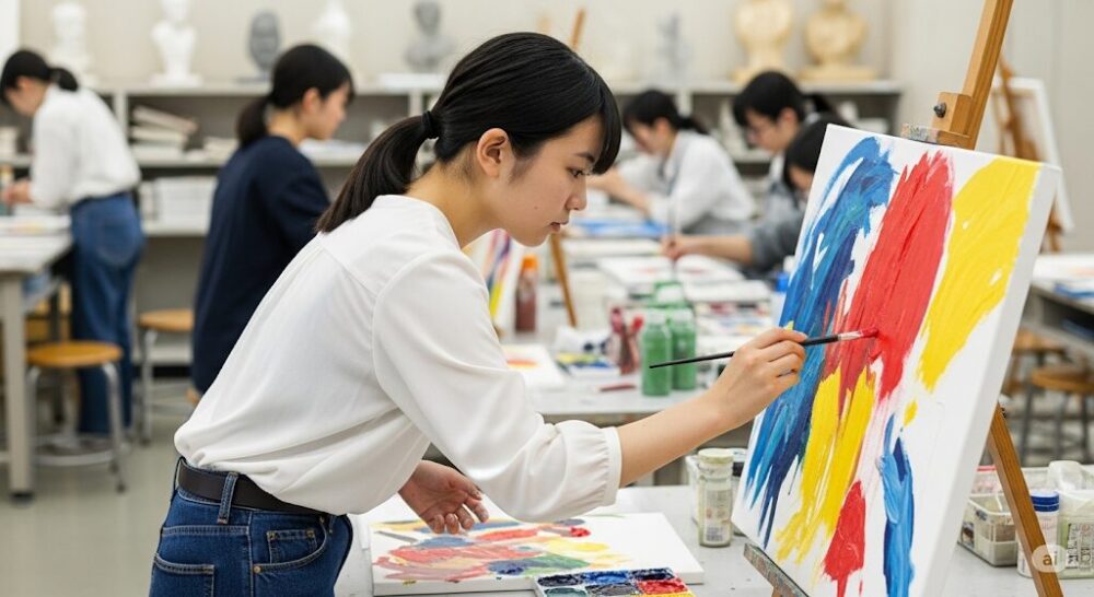 実技教科の対応範囲の違い