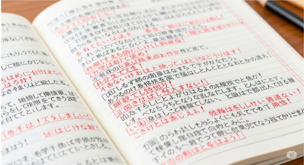 質の高い添削指導が強み