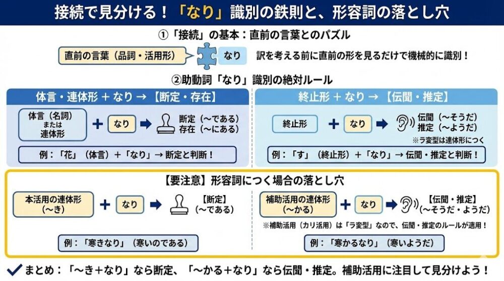 接続で見分ける識別の鉄則