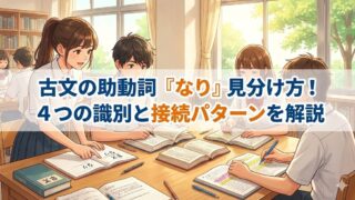古文の助動詞「なり」見分け方！4つの識別と接続パターンを解説
