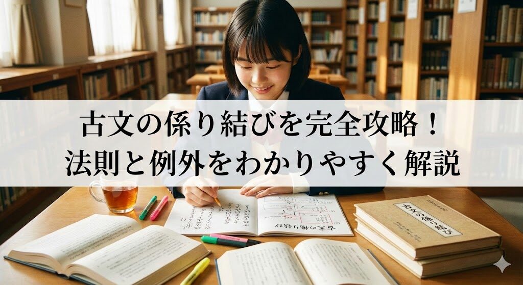 古文の係り結びを完全攻略！法則と例外をわかりやすく解説