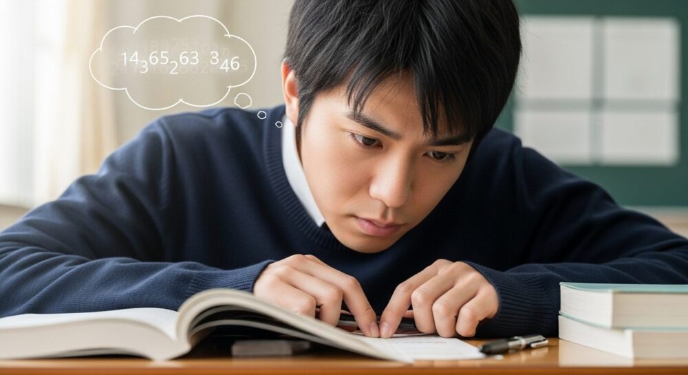 テスト中に頭が真っ白になりそうな時に行う3つの緊急対策(カウント法・文房具を見る・周囲の観察)