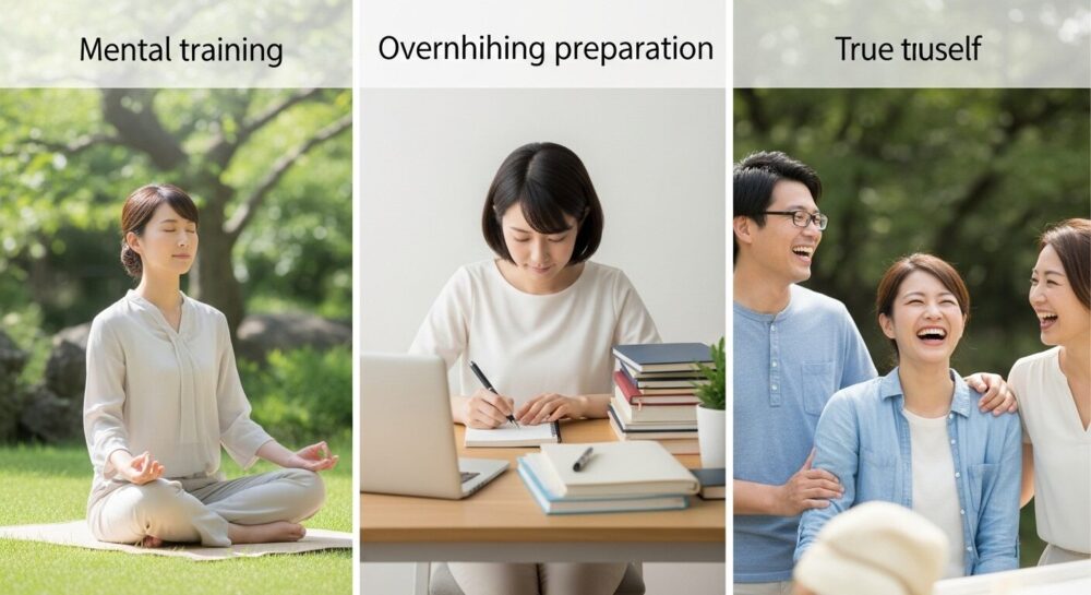 本番に強くなるための3つの習慣(心の筋トレ・圧倒的な準備・等身大の自分)