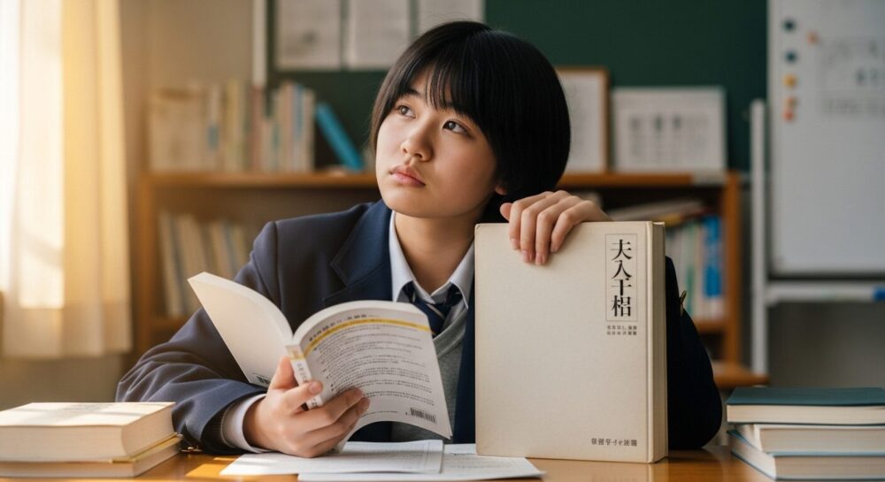 漢文の単語帳の必要性について考える学生