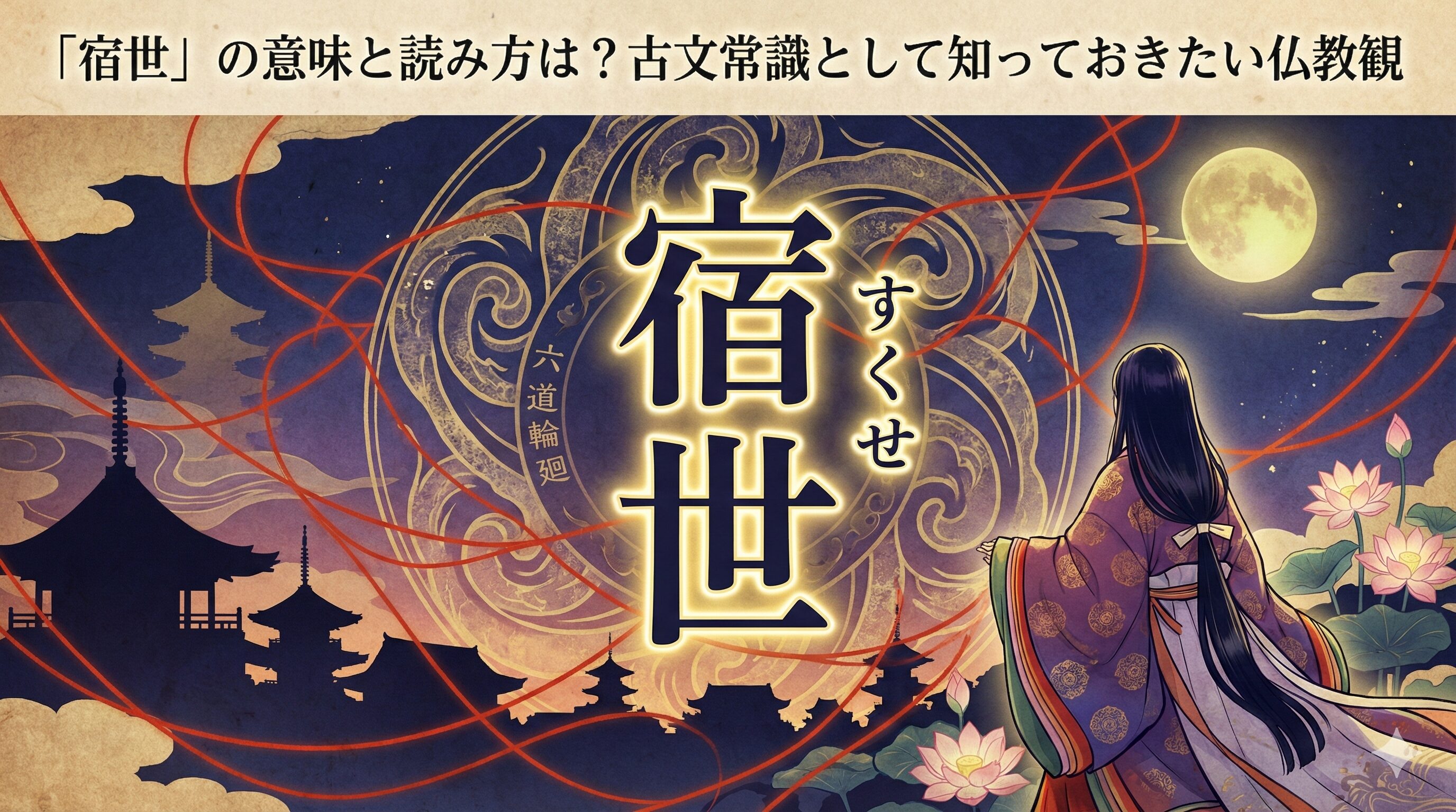 「宿世」の意味と読み方は？古文常識として知っておきたい仏教観