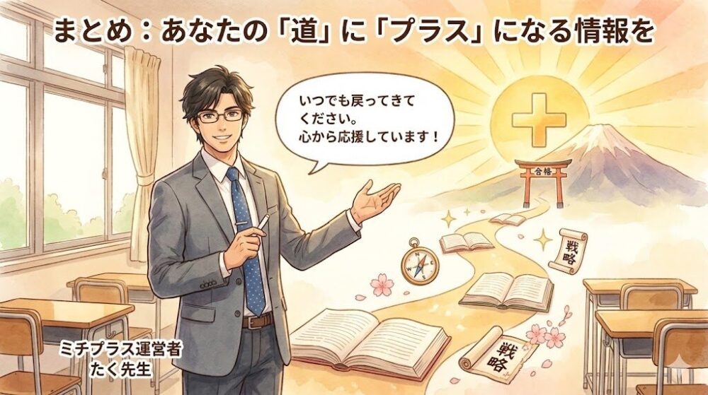 まとめ:あなたの「道」に「プラス」になる情報を