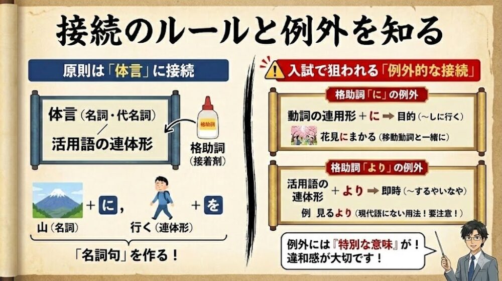 接続のルールと例外を知る
