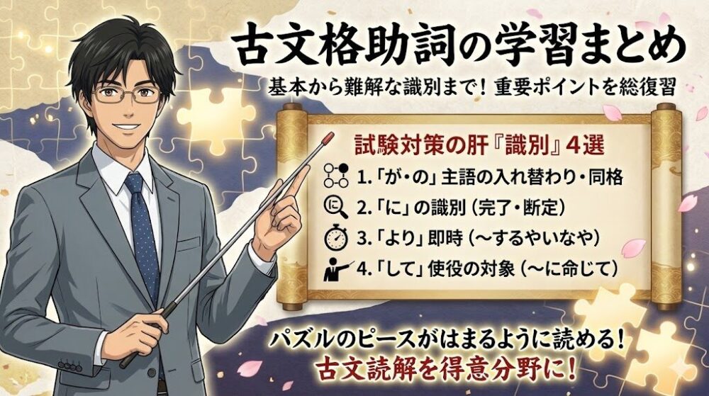 古文格助詞の学習まとめ