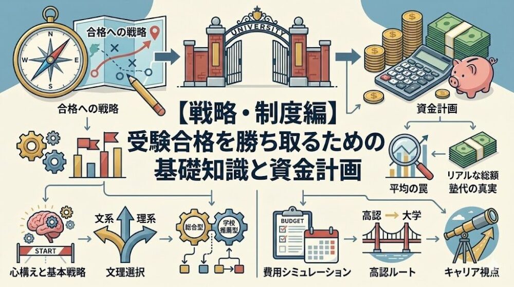 【戦略・制度編】受験合格を勝ち取るための基礎知識と資金計画