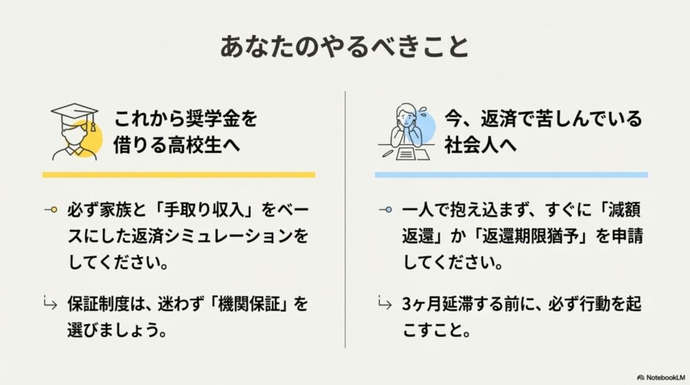 高校生と社会人がやるべき奨学金対策チェックリスト