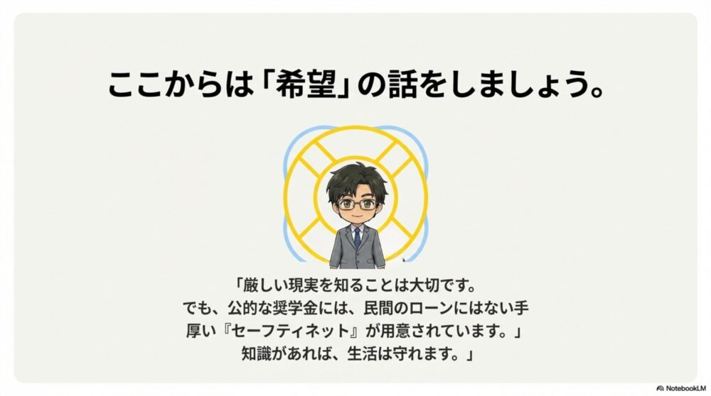公的奨学金ならではの手厚いセーフティネットと救済制度