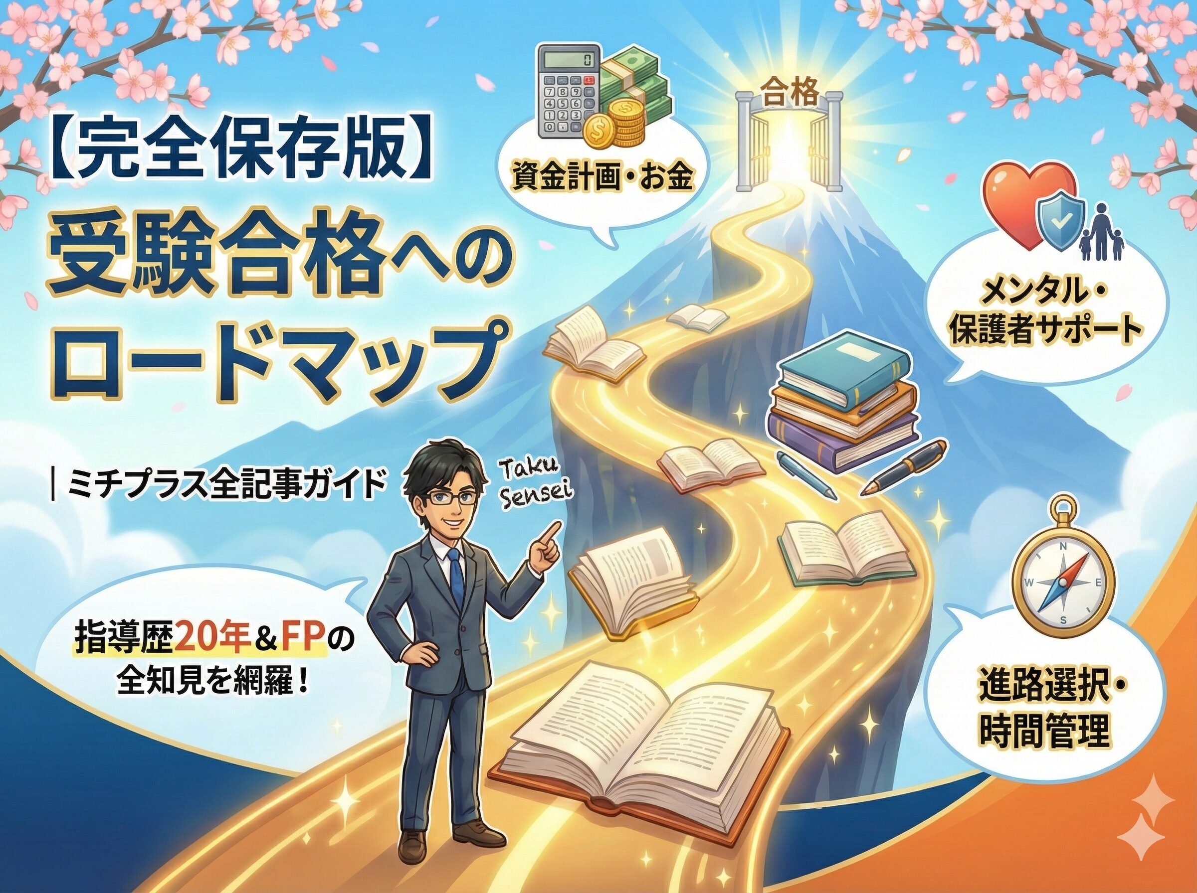 【完全保存版】受験合格へのロードマップ｜ミチプラス全記事ガイド