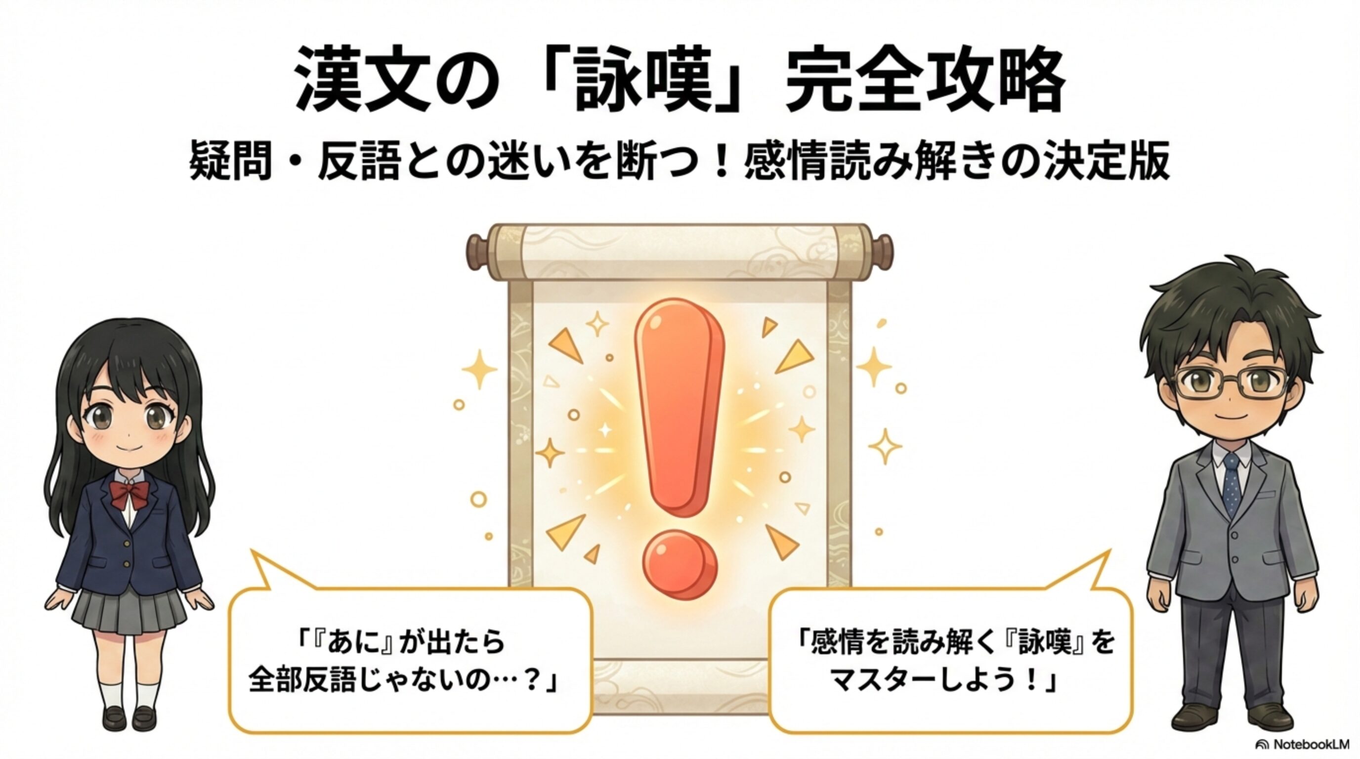 漢文の詠嘆を完全攻略！疑問反語との違いや見分け方を徹底解説