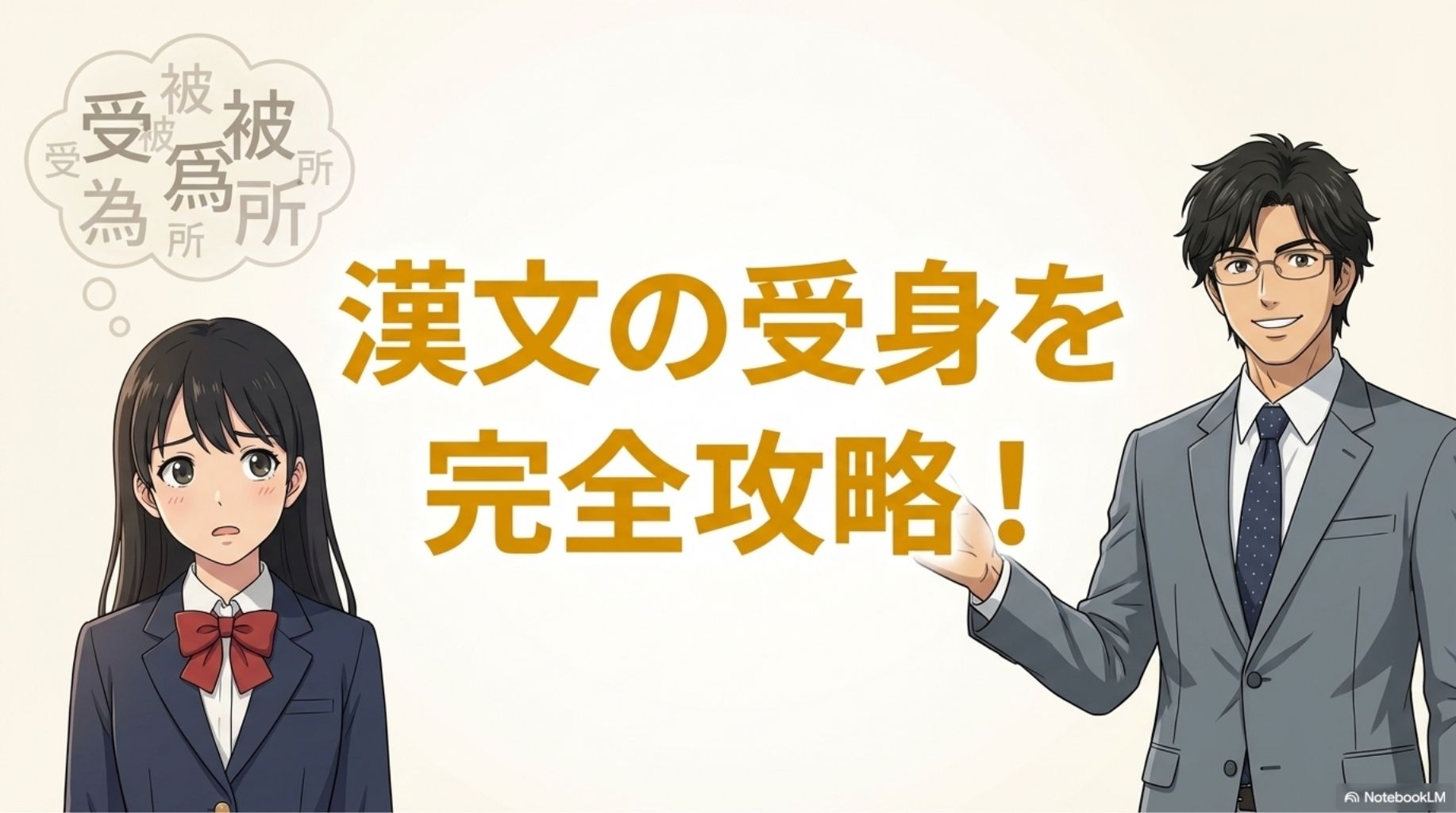 漢文の受身を完全攻略！見分け方や為A所Bの覚え方を徹底解説