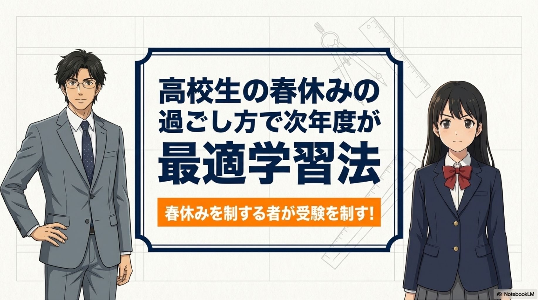 高校生の春休みの過ごし方で次年度が変わる！最適学習法