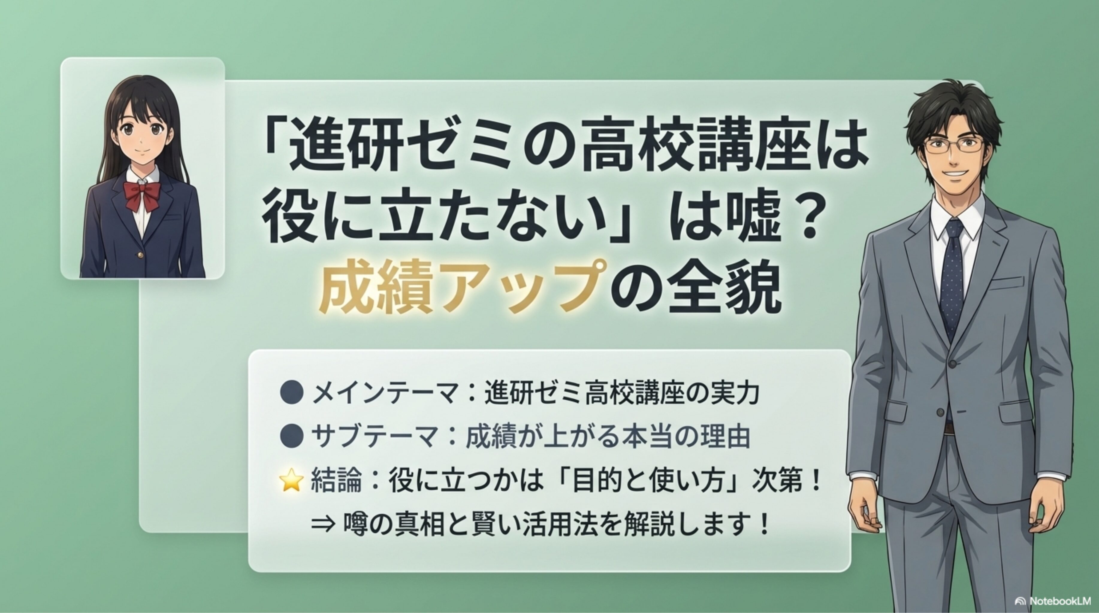 「進研ゼミの高校講座は役に立たない」は嘘?成績アップの全貌