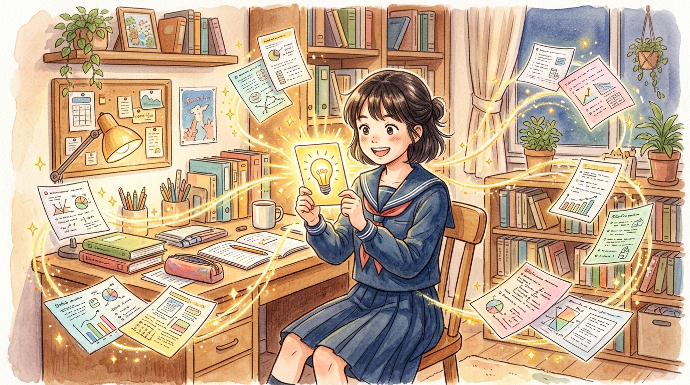 アクティブリコール勉強法で記憶定着率を最大化する アイキャッチ画像