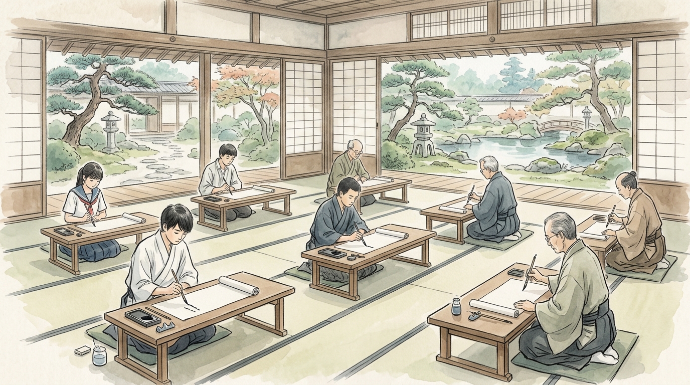 敬語の方向と心情読解記述式テスト予想問題演習イラスト