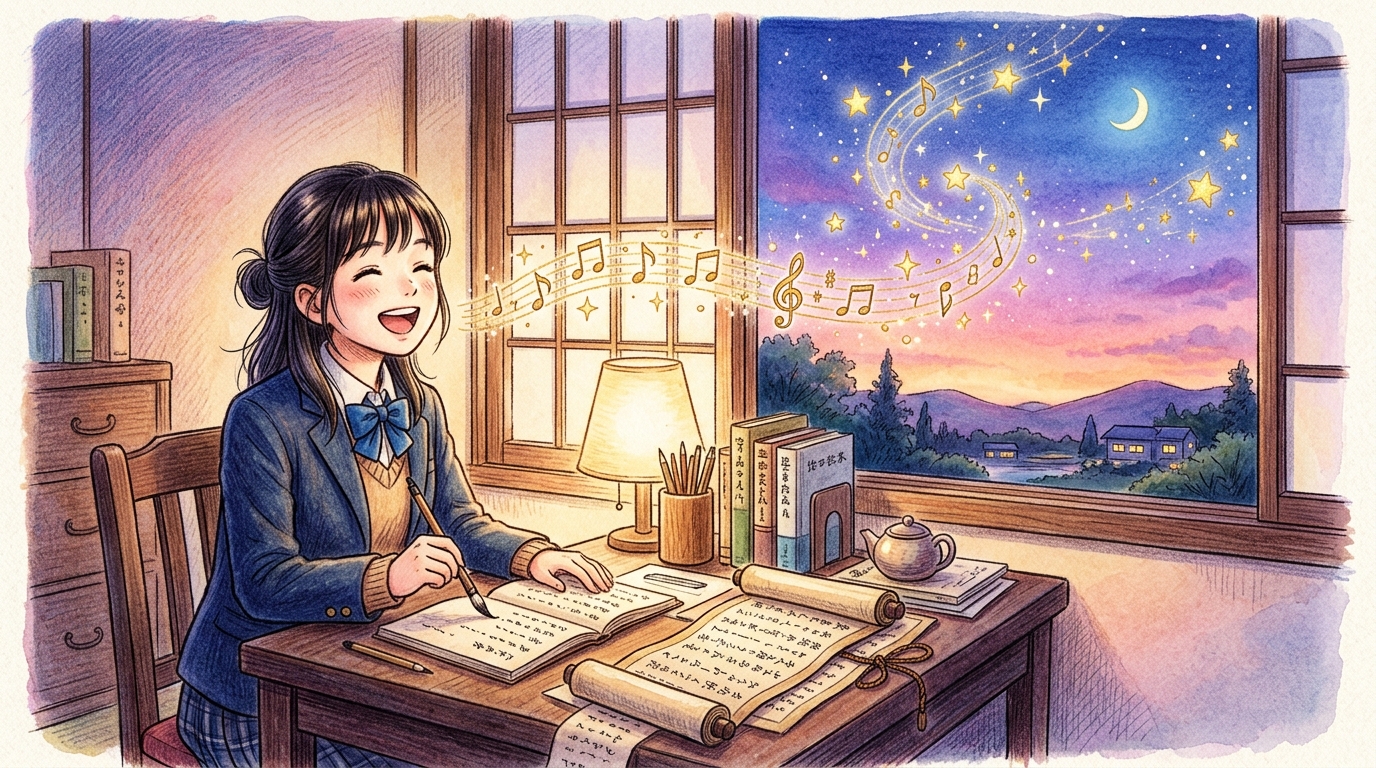 たく先生考案きらきら助詞の歌の全貌