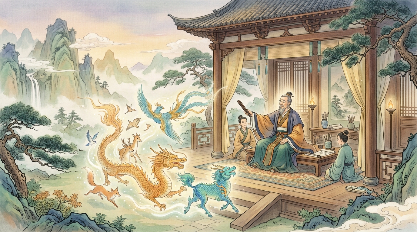 漢文の使役形の基本と助字（使・令・教・遣）の使い分けを学ぶイメージ