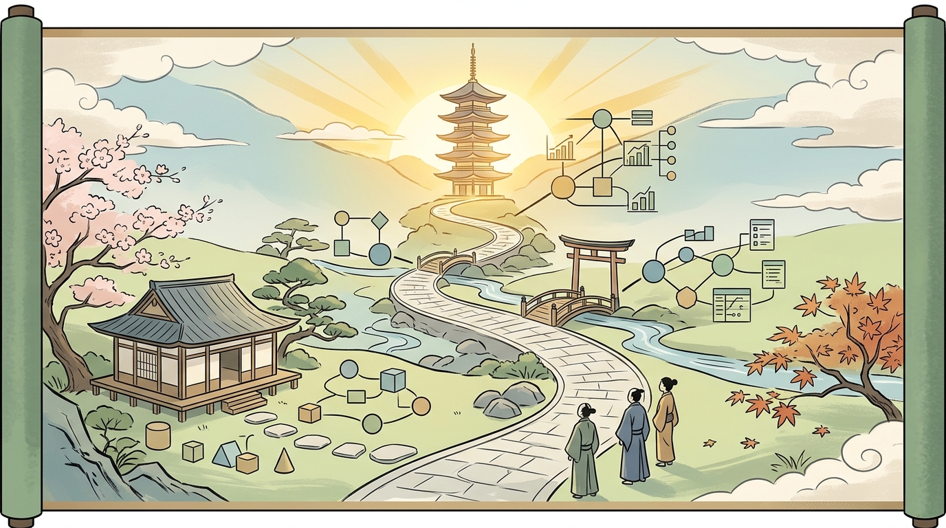 定期テストで90点以上を狙う3ステップ学習ロードマップのイラスト