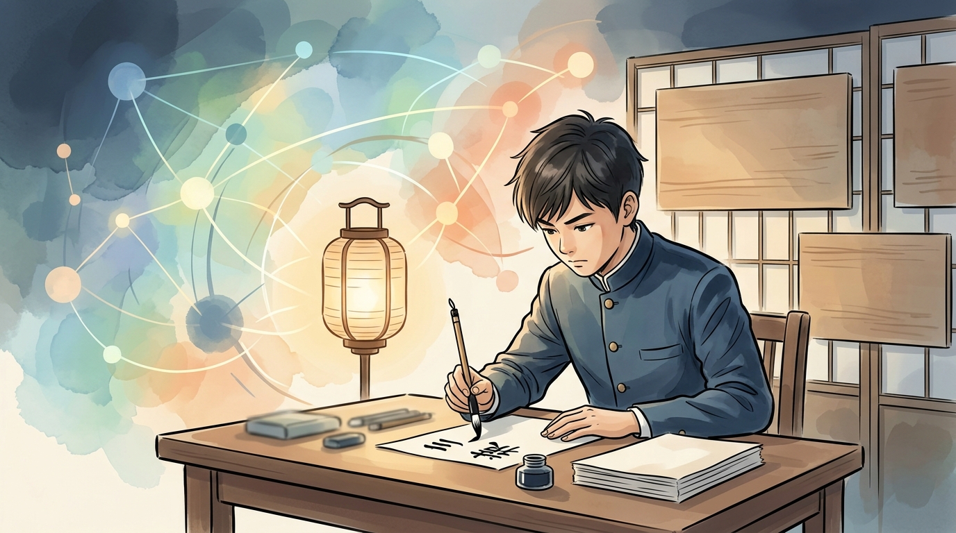 重要漢字の読みと語句の意味テスト予想問題演習イラスト