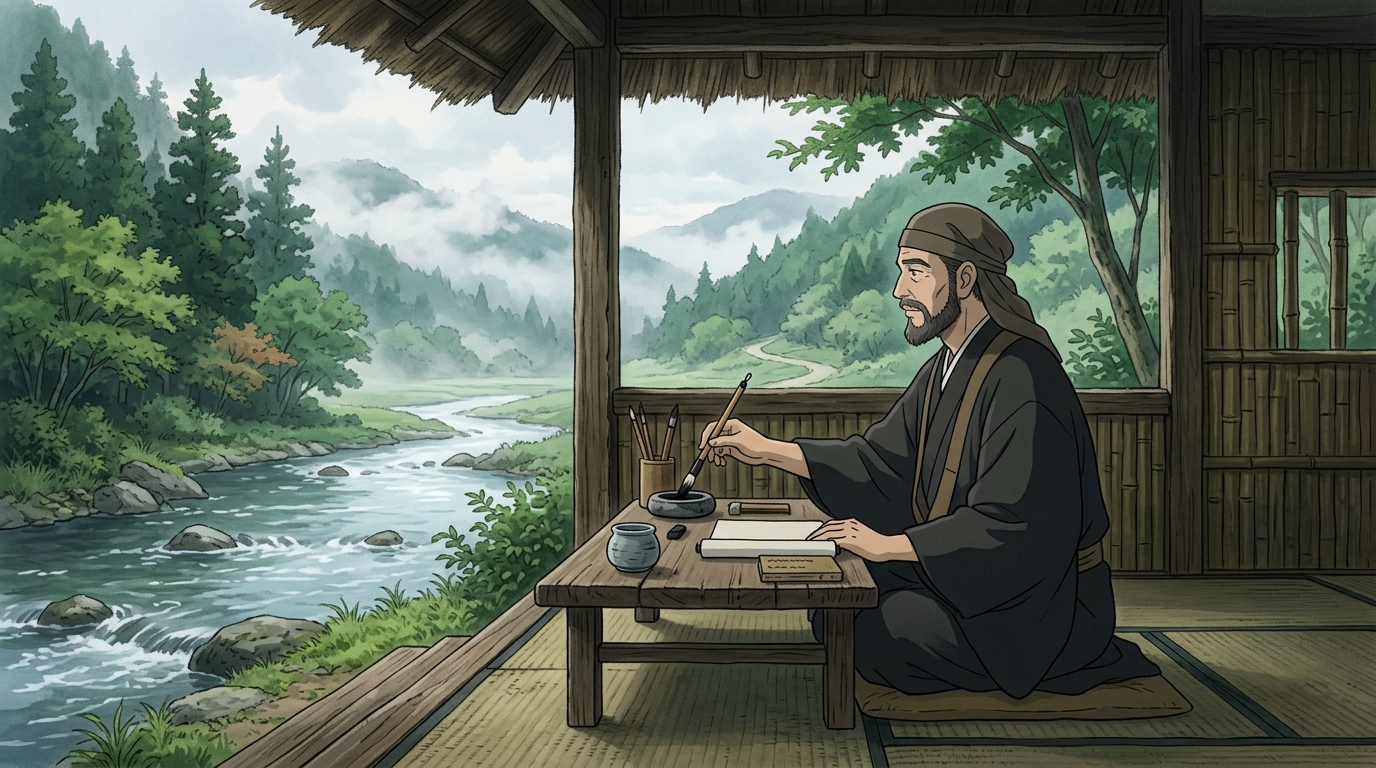 【方丈記】ゆく河の流れの現代語訳と品詞分解!テスト対策と要点解説