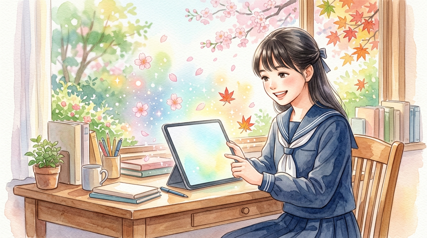 アプリを活用した古文単語実践例文の科学的想起学習