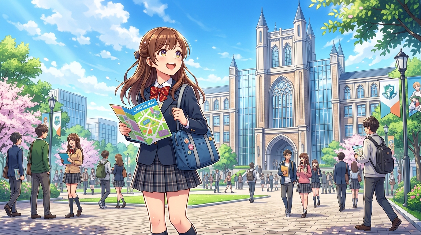 オープンキャンパスで大学の学びとアドミッションポリシーを実感する高校生