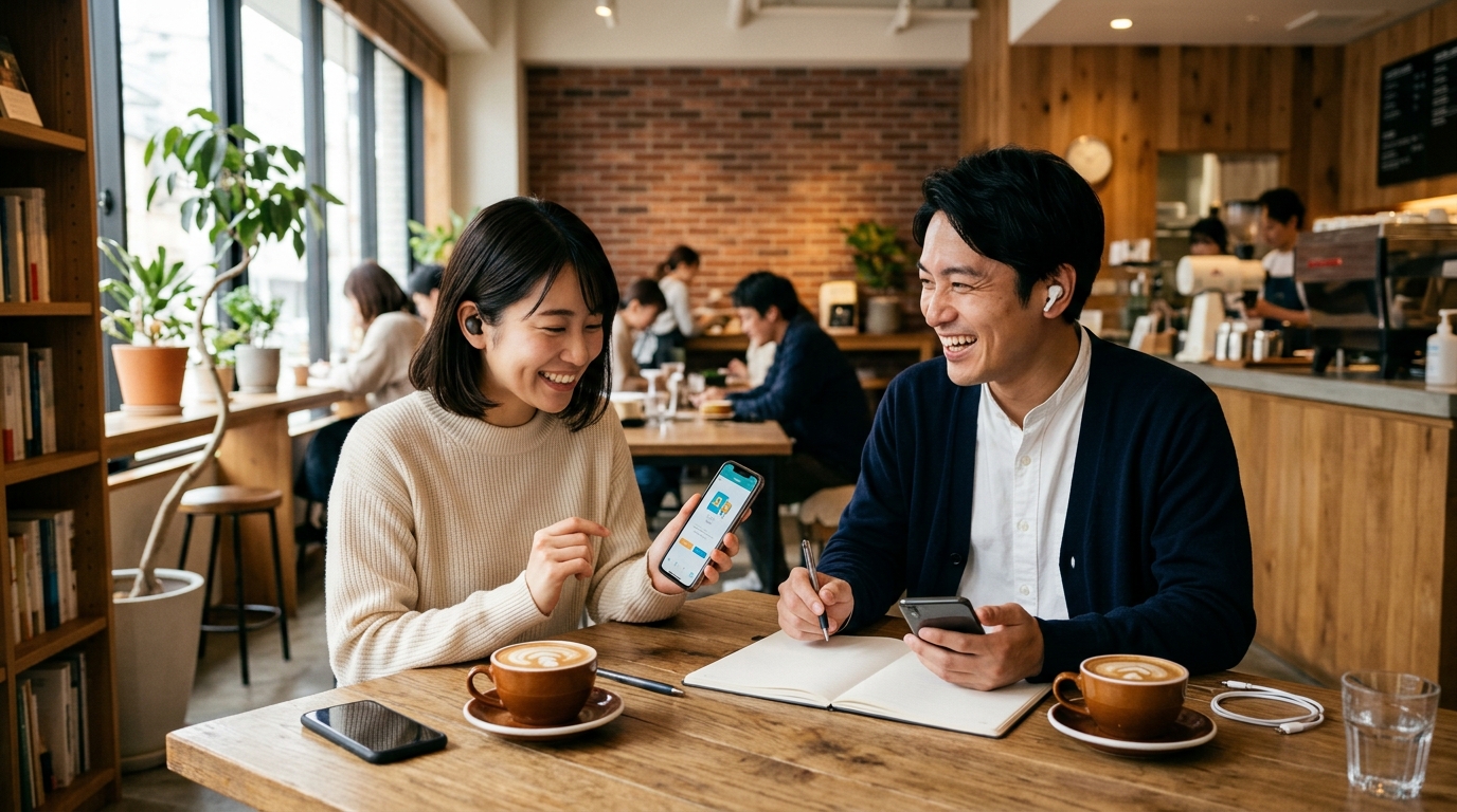スタディサプリ新日常英会話コースとビジネス英語コースの比較イメージ