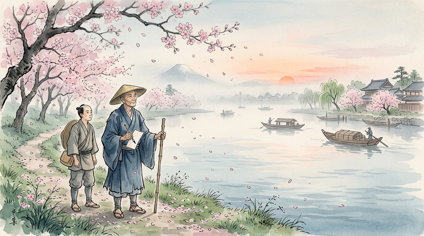 【奥の細道 旅立ち】現代語訳と品詞分解！行く春のテスト対策徹底解説